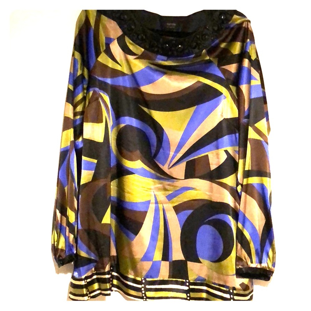 Beautiful blouse rich color